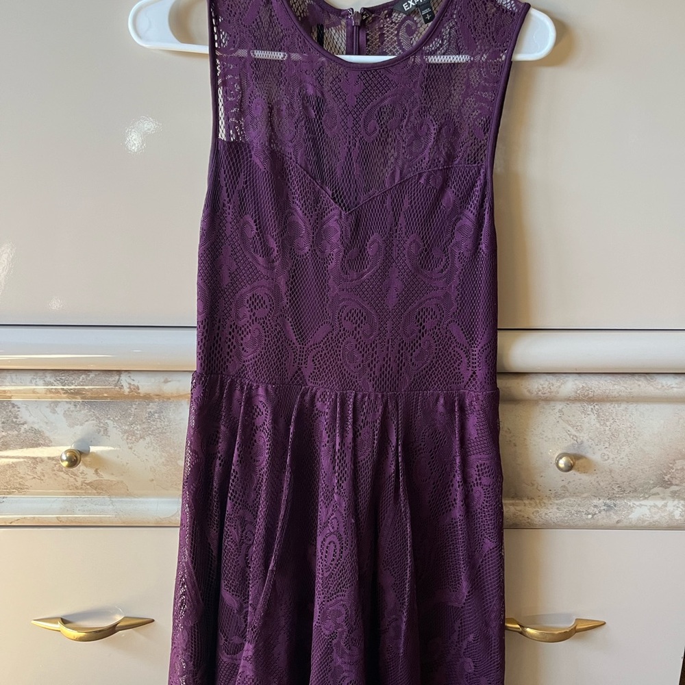 Burgundy all occasion dress